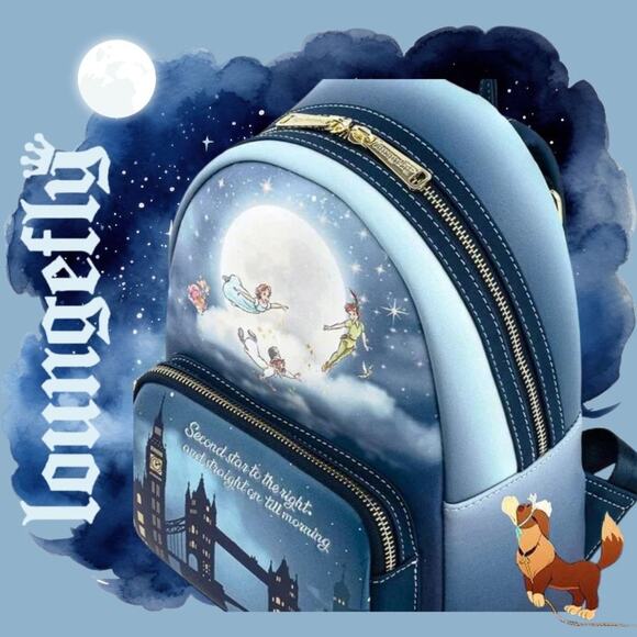 NWT Loungefly Peter Pan Second Star Glow Backpack main image 4